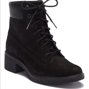 Timberland Black Brinda Lace Up Boots